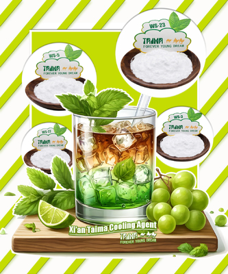 Χημική Ονομασία N Καθαρότητα 99.0% Ελάχ. Super Cool Icy Cooling Agent χωρίς Οσμή και Γεύση WS23