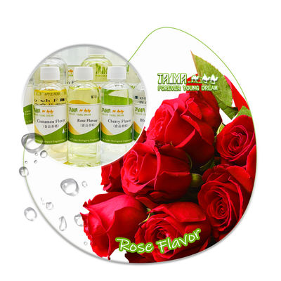 Υγρό άρωμα τριαντάφυλλου κατάλληλο για τρόφιμα με καθαρότητα 99% και γλυκό, λουλουδένιο άρωμα για ποικίλες εφαρμογές και μεγάλη διάρκεια ζωής