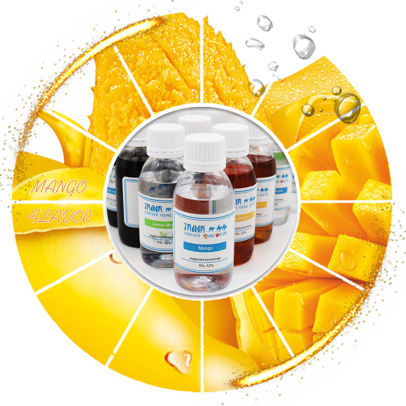 DIY PG / VG Base E-Liquid Συγκεντρώνει καθαρή γεύση μάνγκο με απαλή νικοτίνη