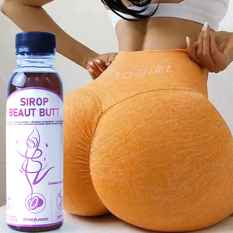 Gentle & Safe Buttock Enhancement Syrup with Amino Acids and Vitamins for Natural Hip Boosting